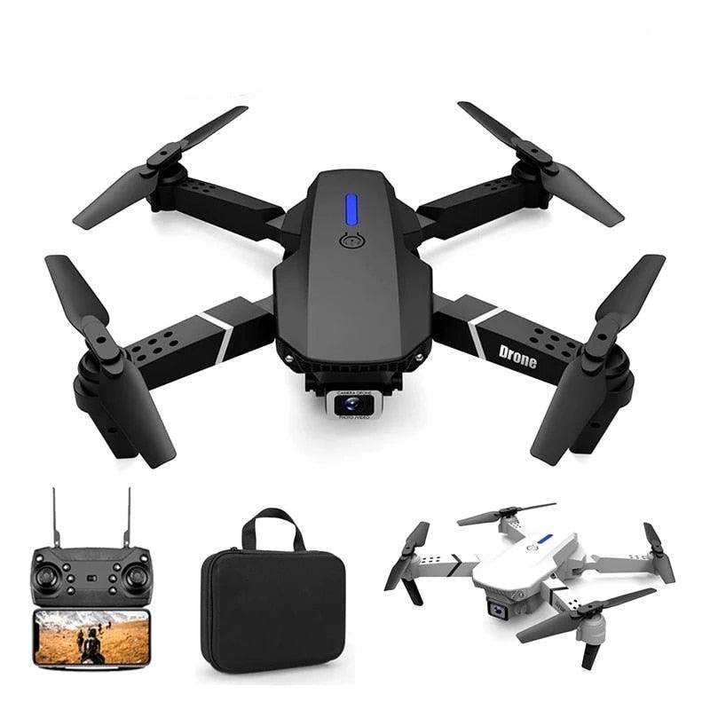 2024 E88 Pro Drone – WIFI FPV Drone With Wide Angle HD 4K 1080P Camera Height Hold RC Foldable Quadcopter Dron Gift Toy
