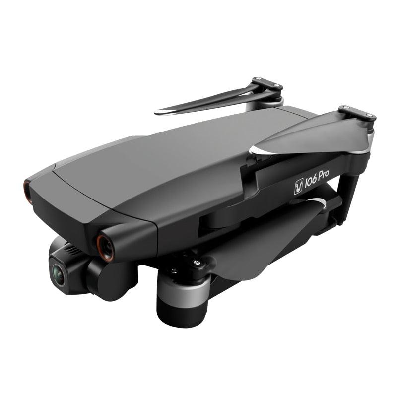 106 Pro GPS Drone – 4K HD Dual Camera Three-Axis Anti-Shake Gimbal 5G WIFI FPV Brushless Motor Foldable Quadcopter Gift Toy Professional Camera Drone