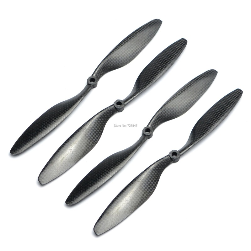1045 Propeller – 1/ 2 /4Pair 10×4.5 1045 3K Carbon Fiber Propeller Props Shortcomings Four Rotor Flying Saucer Hexacopter for Selflock Motor 2212