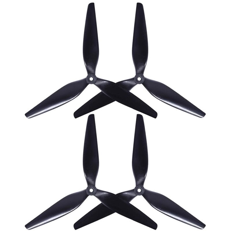 1/2Pairs HQPROP 8X4.5X3 Propeller – 8045 3-Blade CW/CCW Nylon Props For RC FPV Multirotor Drone Quadcopter Airplane Cinelifter