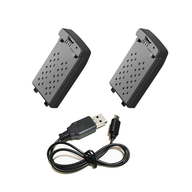 4D-V46 Remote Control Airplane Accessories Optional (spare battery + charging cable / spare propeller)